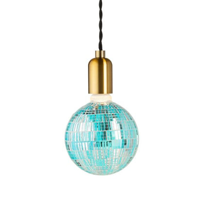 VIS VERSA Ampoule LED mosaique bleue E27 G125 3,5W 40lm 6000K Dim