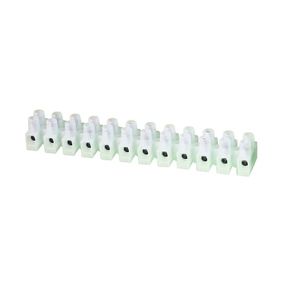 Barrette Nyl.Blanc 1.5 A 4 Mm2 12 Plots