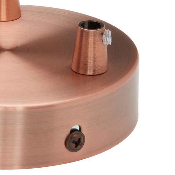 Plafonnier Acier cuivre 3S