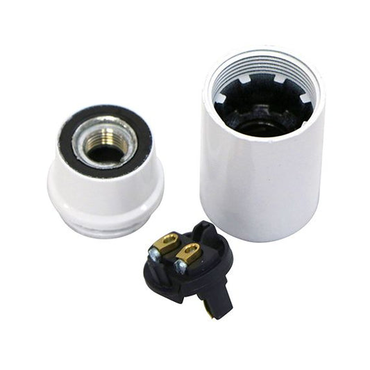 Douil.E14 Lisse H15 Sort.Fil Bl. Blanc