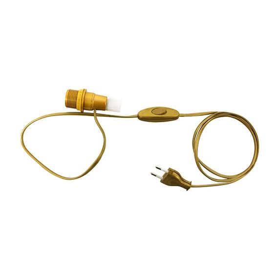 Cordon Adapt.2X0.75 Douil.E14 1.50M Or