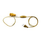 Cordon Adapt.2X0.75 Douil.E14 1.50M Or