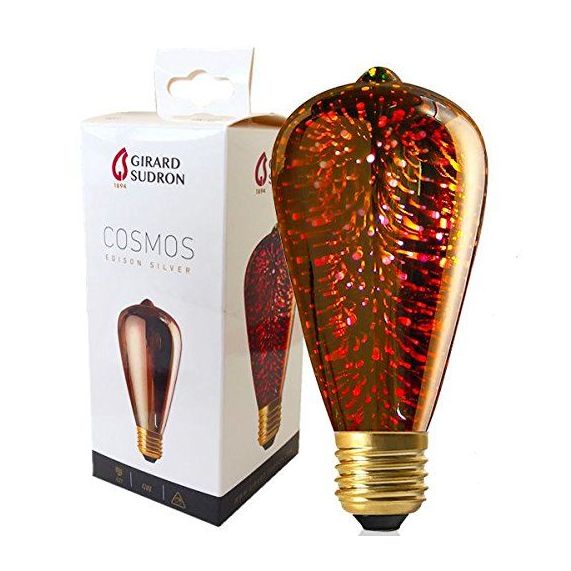 Edison LED Cosmos 3D 4W E27 non Dim. - Argent