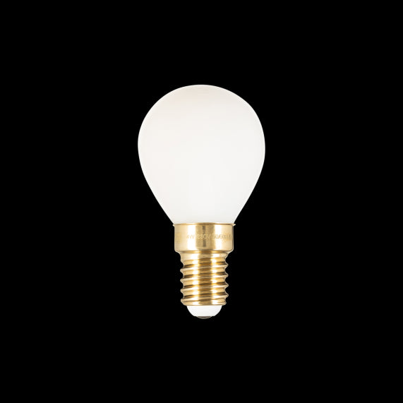 Sphérique G45 filament LED 4W E14 2700K 400Lm Opaline