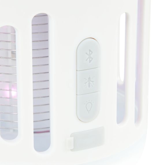 Lampe LED 3en1 Enceinte bluetooth Repousse moustiques 7W 60lm 1800mAh