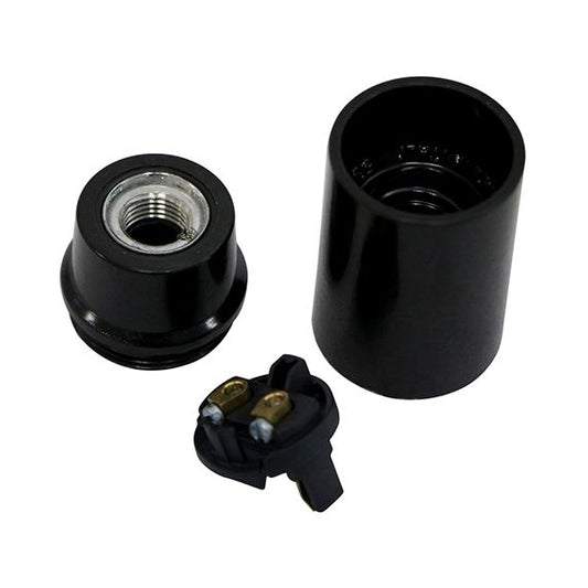 Douil.E14 Lisse H15 Sort.Fil Bl. Noir