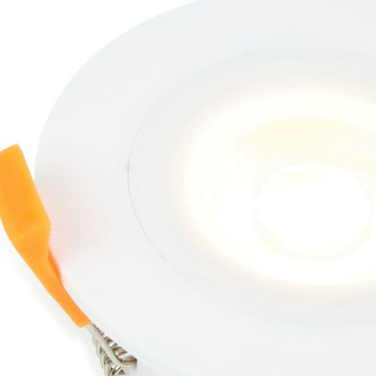 Spot led blanc fixe Adrian 5W 220-240V IP65 550lm 3000K dim 87x57mm 30mA