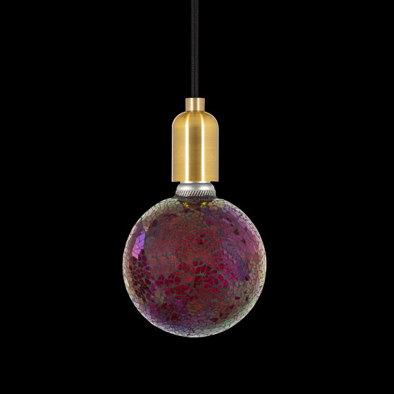 Globe G125 E27 Rouge Mosaique 4W 470lm 2700K dim