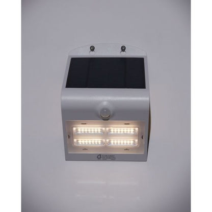 BUTTERFLY - Projecteur solaire LED blanc détecteur présence IP65 4000K 3,2W 400lm