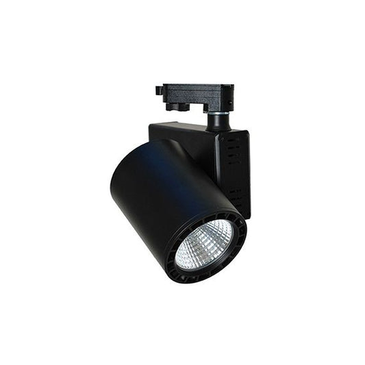 Jacinto - Projecteur sur rail LED Ø99 x 148 20W 4000K 1800lm 36° noir
