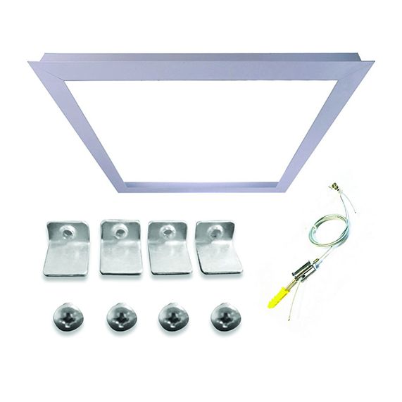 Cadre d'intégration pour Dalle LED 300x300 Acessoires de suspension inclus