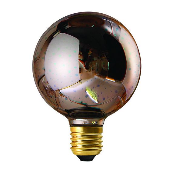 Globe G80 LED Cosmos 3D 4W E27 non Dim. - Argent