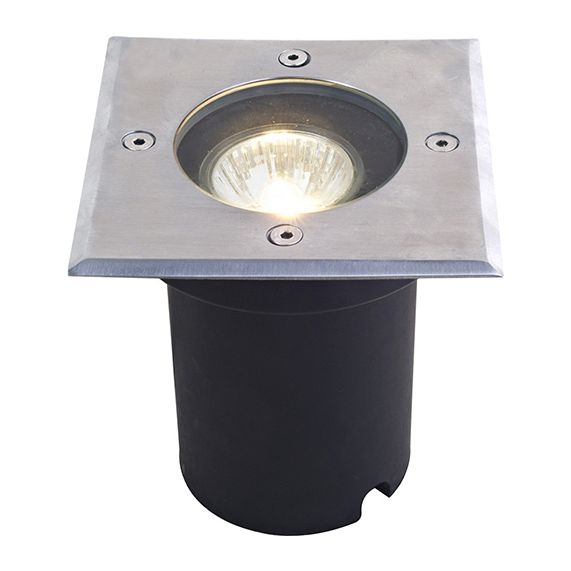 Kastra - Encastré de sol IP67 120x120x128 GU10 35W max. argent