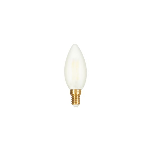 Lot de 2 Ampoules Filament LED - Flamme 4W E14 2700K  440lm 360° MATT FINISH