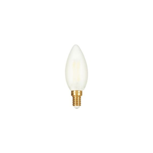 Lot de 2 Ampoules Filament LED - Flamme 4W E14 2700K  440lm 360° MATT FINISH