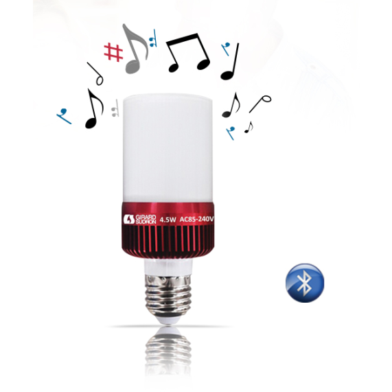 GSmart - BB Speaker LED 4,5W E27 400>460Lm - Couleur Or Rose