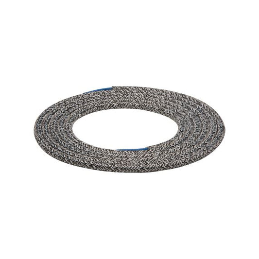 Cable rond chiné gris noir 2 mètres 2 x 0,75mm2