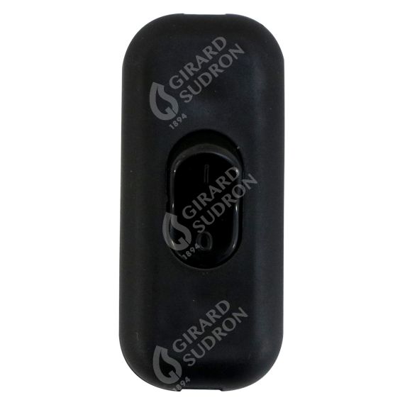 Interrupteur bipolaire noir 60x26x15mm 2A/250V