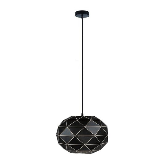 FS EL Suspension E27 Max.60W Noir extérieur / Blanc intérieur cable PVC L.150cm Noir