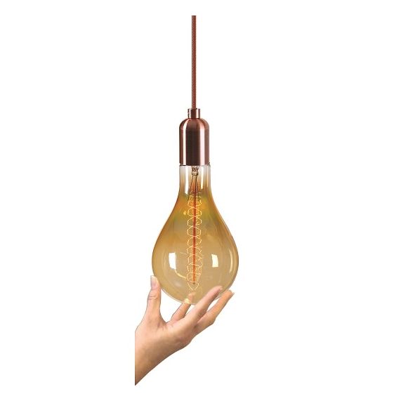 GEANT BULB AMBRE FILAMENT SPIRALE 24W E27 Ø 162MM H. 314MM  3125460249763