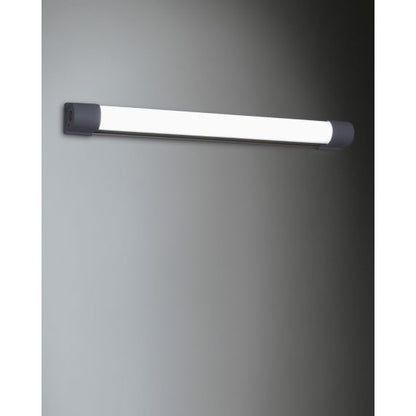 Dione - Batterie tube LED 340x33.5x39 6W 6000K 700-360-75lm 120° argent Dim