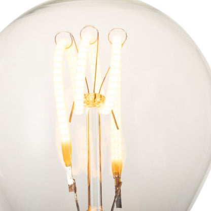 Sphérique G45 Filament LED Torsadée 4W 2200K 270lm E14 Non Dim. Cl.