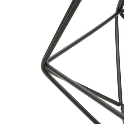 Abat-jour cage métal H.21cm noir