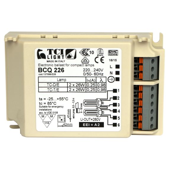***PRIX DESTOCKAGE*** BALLAST ELECTRONIQUE 2X26W     BCQ226