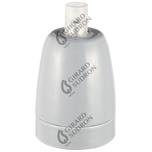 Douille Céramique E27 Grise