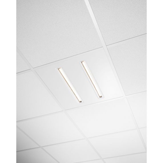 Cadre Nu pour Dalle MODULUX LED 600 x 600 Blanc