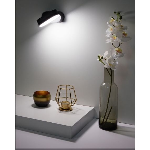 Elypte - Eclairage résidentiel 7,5W 3000K 320lm 110x54x100mm CLI IP54 Dark Black