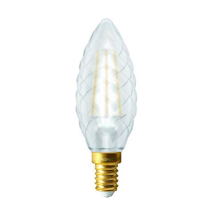 FS Ecowatts - Flamme Torsadée Filament LED 4W E14 2700K 470lm Cl. 3125469986690