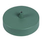 Pavillon acier sortie simple Ø100mm vert céladon mat