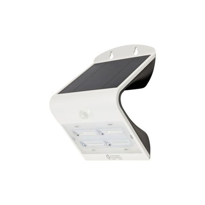 BUTTERFLY - Projecteur solaire LED blanc détecteur présence IP65 4000K 3,2W 400lm