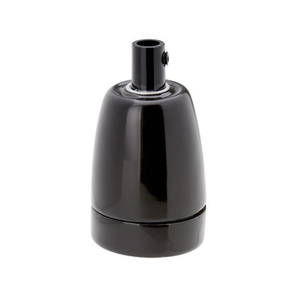 Douille Céramique E27 Noire