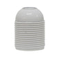 Douille montee thermoplastique E27 blanc filete