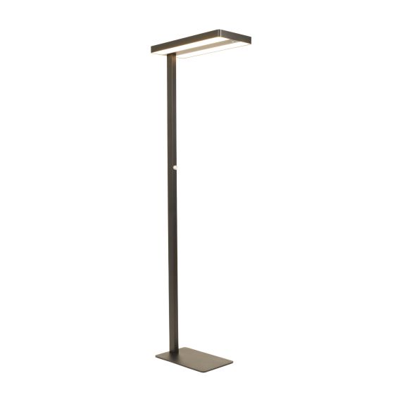 Autonoe - Lampadaire LED 610x280x1950 60W 4000K 5400lm 120° noir Dim PIR