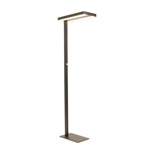 Autonoe - Lampadaire LED 610x280x1950 60W 4000K 5400lm 120° noir Dim PIR