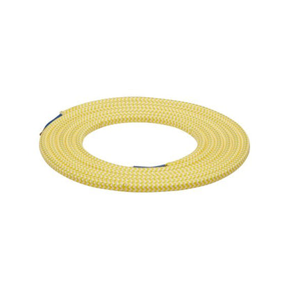 Cable rond jaune blanc 2 mètres 2 x 0,75mm2