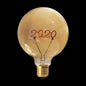 Ampoule LETTRE 2020 E27 G125 4W 2000K Ambre Non Dim