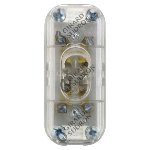 Interrupteur bipolaire transparent 60x26x15mm 2A/250V