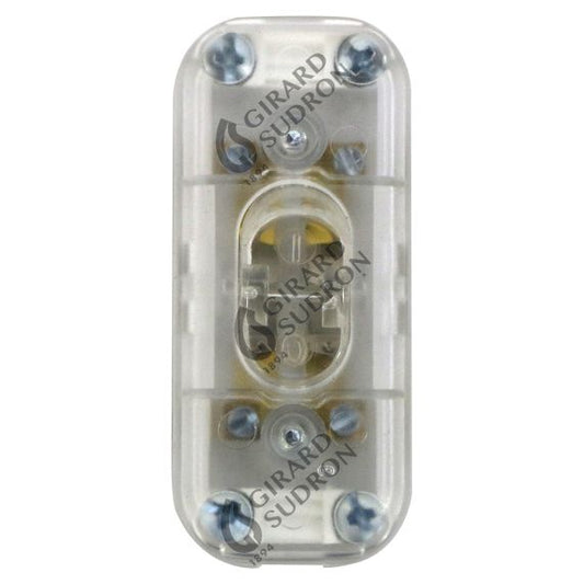 Interrupteur bipolaire transparent 60x26x15mm 2A/250V