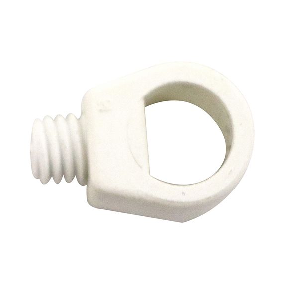 Arret Cable Vis Blocag.Nyl.Blanc D.12