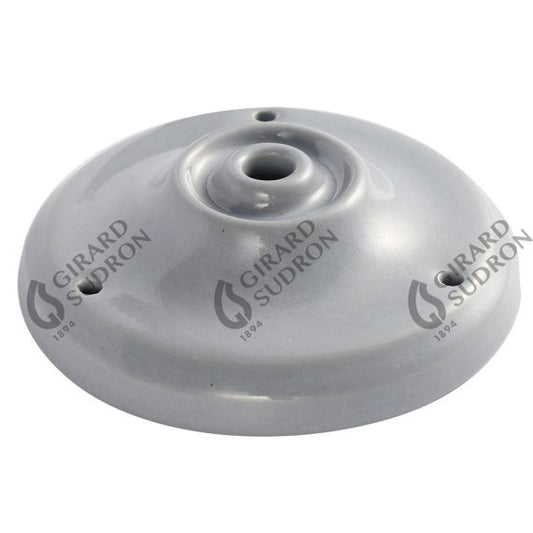 Plafonnier Céramique gris avec arrêt de cable D105mm