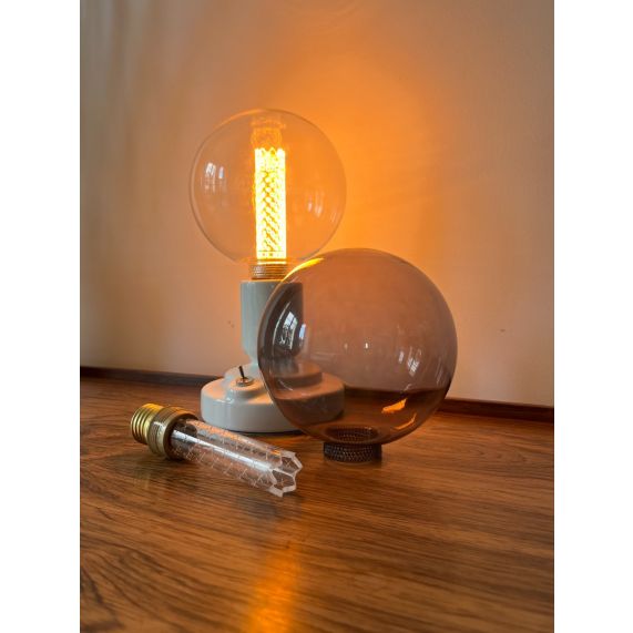 Globe G125 E27 Smokey Composite Globe à équiper