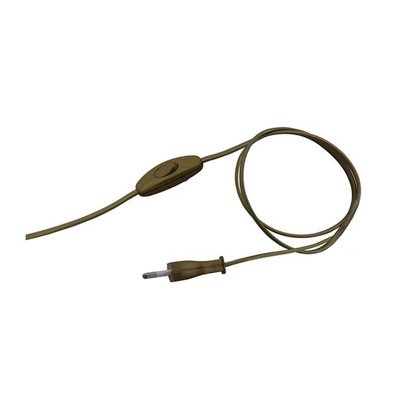 Cordon 2X0.75 L.1.50M Or Avec Inter