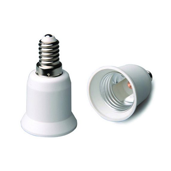 Adaptateur E14-E27 Blanc
