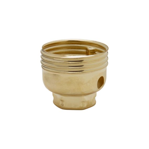 Culot M10X1 E14 métal acier laitonné