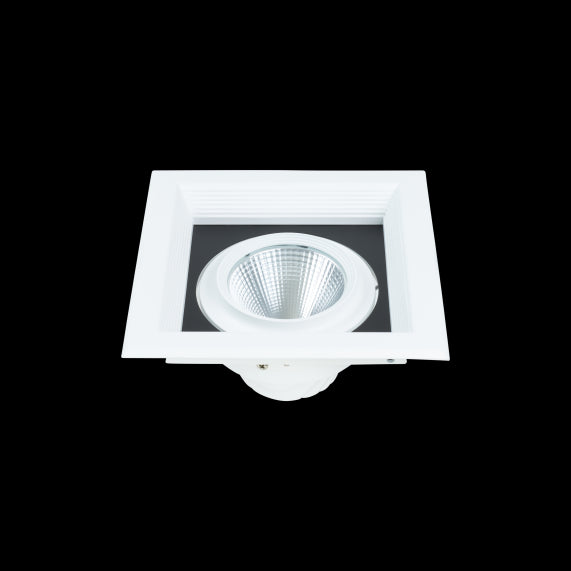 Jay - Spot encastré LED 200x200x107 enc.175x175 1x30W 4000K 2700lm 36° blanc
