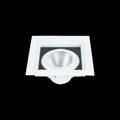 Jay - Spot encastré LED 200x200x107 enc.175x175 1x30W 4000K 2700lm 36° blanc